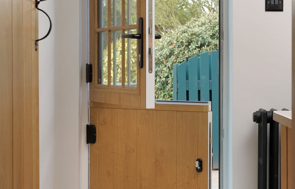 Oak effect composite stable door