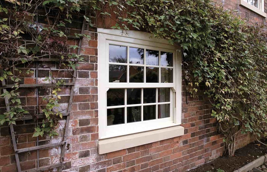 Heritage uPVC vertical slider