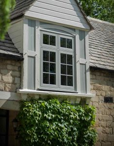 Traditional style uPVC windows that look like timber