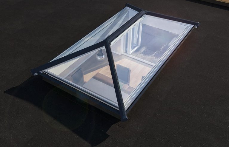 Angled roof light