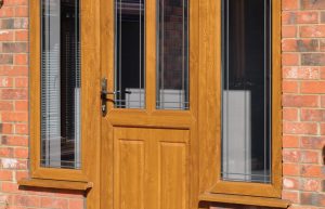 Oak effect uPVC front door